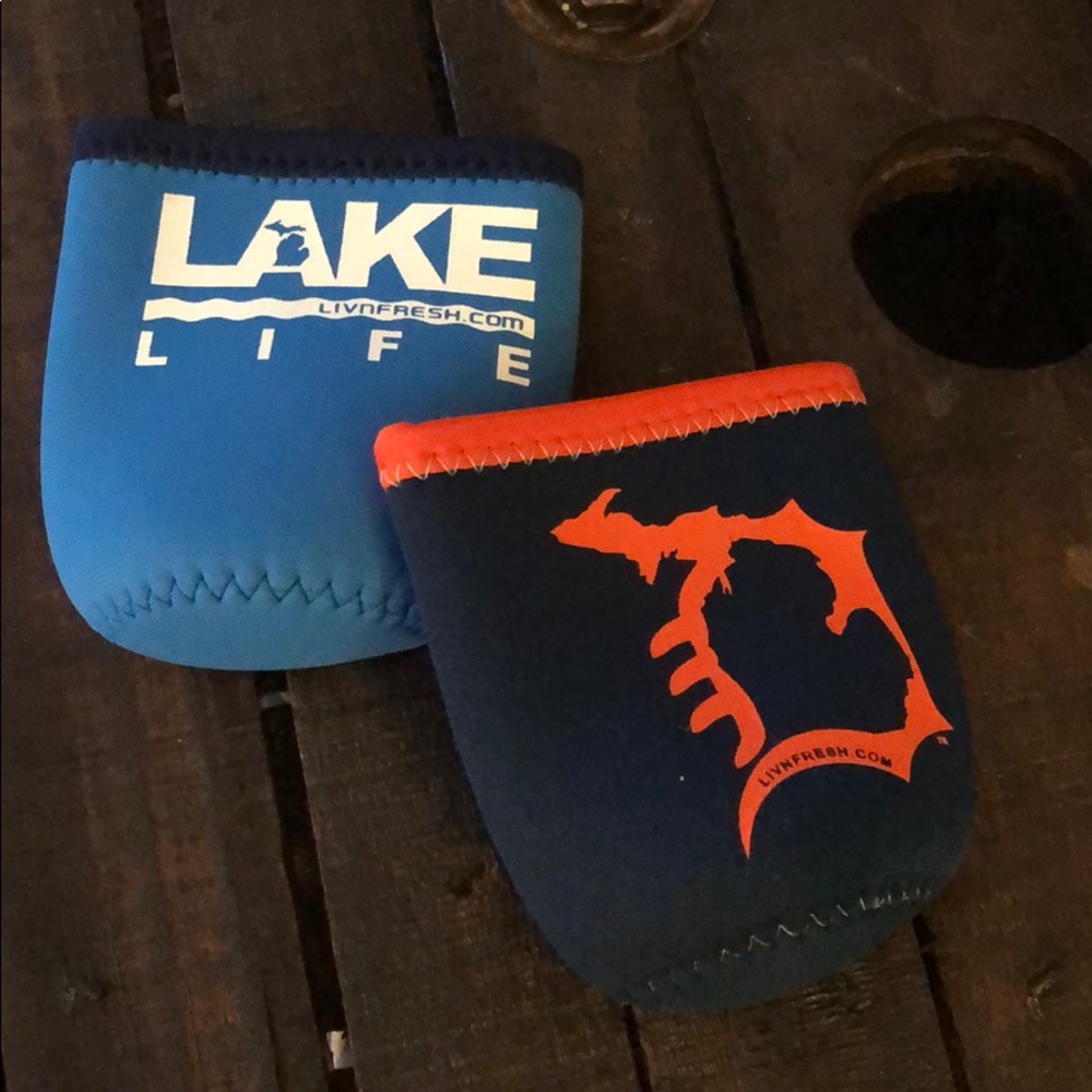 Brand New! Two Michigan themed beer cozies